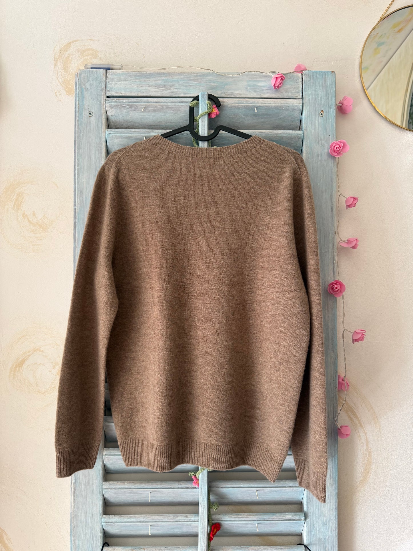 Pulover Wool Camel
